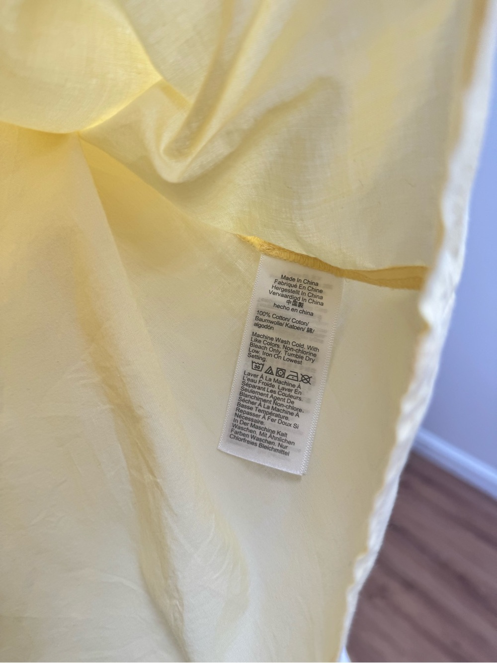 J. Crew Pale Butter Yellow Eyelet Button-Front Blouse - Picture 5 of 5